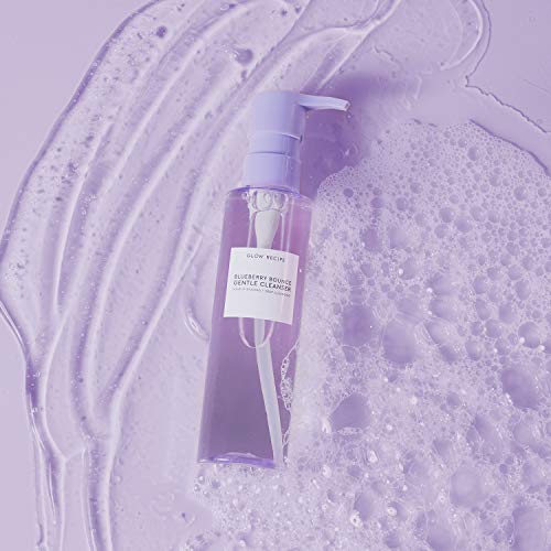 Glow Recipe Blueberry Bounce Exfoliating Face Wash, Travel Size - Foaming Facial Cleanser, Makeup Remover & Clarifying Mask - Hydrating Hyaluronic Acid & Gentle AHA for Sensitive Skin - Vegan, 30ml - Image 9