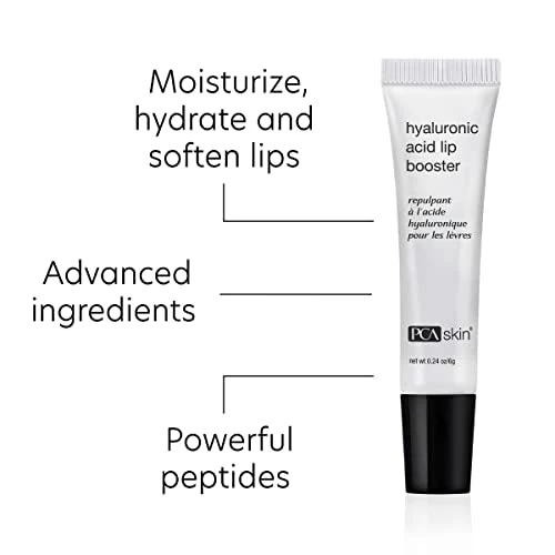 PCA SKIN Lip Plumper Serum, Hyaluronic Acid Lip Booster for Plump Lips, Instantly Hydrates and Minimizes Fine Lines and Wrinkles, Helps Increase Lip Volume, Lip Moisturizer for Women, 0.24 oz Tube - Image 4