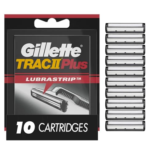 Gillette Trac II Plus Cartridges - 10 ct, Pack of 5 - Image 7
