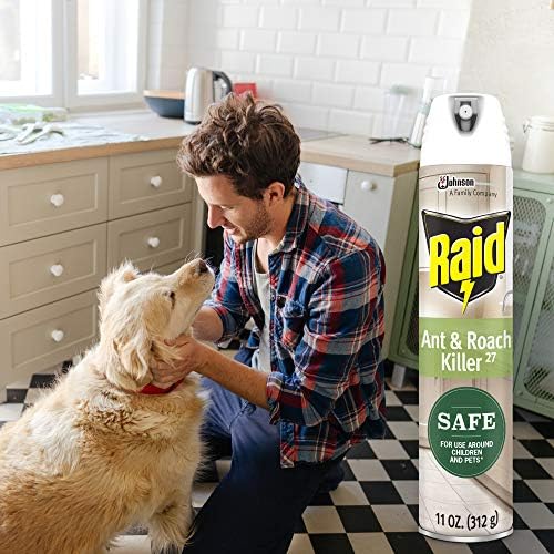 Raid Ant and Roach Killer Aerosol Spray with Essential Oils 11 Ounce (Pack of 1) - Image 8
