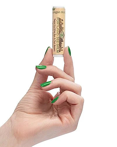 Portland Bee Balm All Natural Handmade Beeswax Based Lip Balm, Oregon Mint 24 Count - Image 7
