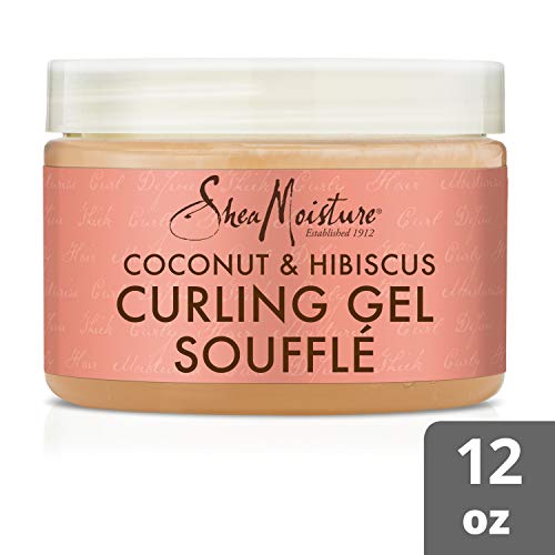 SheaMoisture Curling Gel Souffle for Thick, Curly Hair Coconut , Hibiscus to Moisturize and Protect Hair 12 oz - Image 2