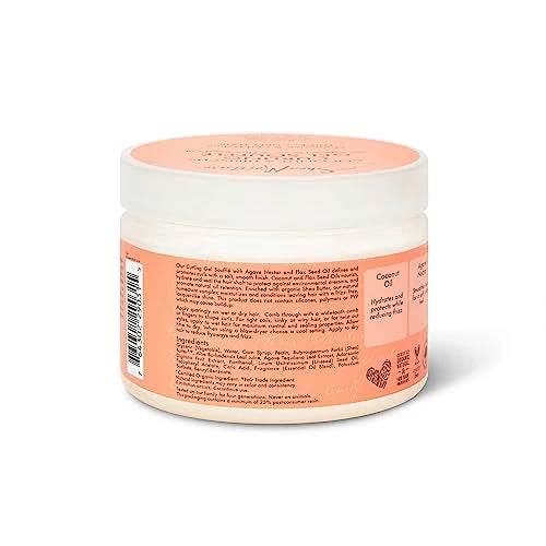 SheaMoisture Curling Gel Souffle for Thick, Curly Hair Coconut , Hibiscus to Moisturize and Protect Hair 12 oz - Image 3