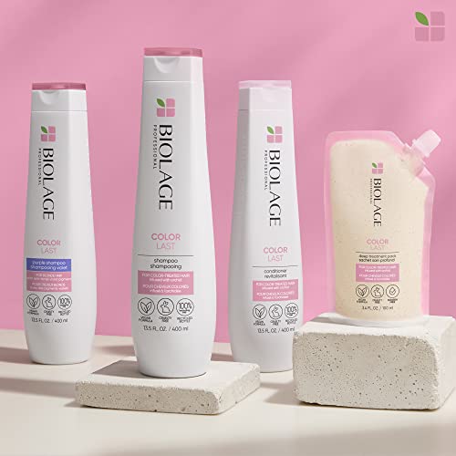 Biolage Color Last Purple Shampoo |Neutralizes Brass & Unwanted Yellow Tones |With Fig & Orchid |For Color Treated Hair |Paraben-Free |Vegan - Image 4
