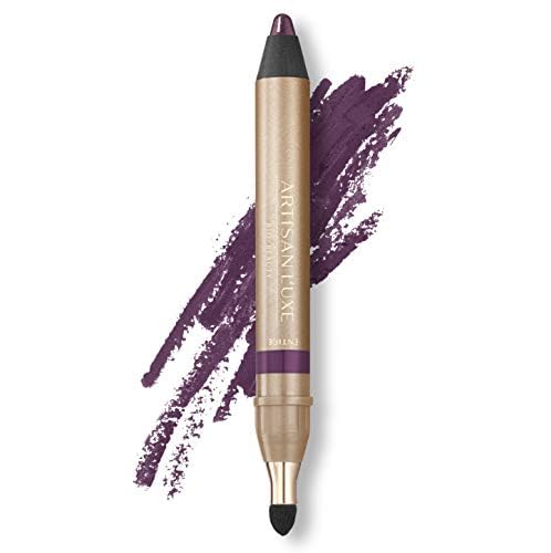 Artisan L'uxe Beauty Velvet Jumbo Eyeliner Pencil - Smokey Eyes in 3 Minutes - Water-Proof, Smudge-Proof, Long-Lasting - Age-Defying Essential Oils - Entice (Shade: Violet) - Image 7