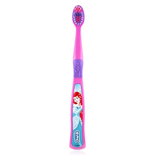 Oral-B New Princess Toothbrush for Little Girls, Children 3+, Extra Soft, Characters Vary - Pack of 6 (Characters Vary) - Image 3