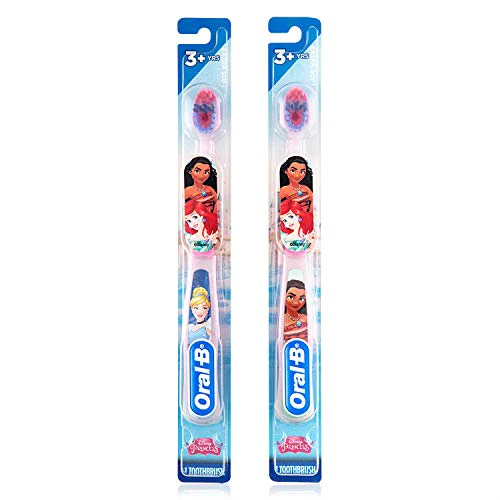 Oral-B New Princess Toothbrush for Little Girls, Children 3+, Extra Soft, Characters Vary - Pack of 6 (Characters Vary) - Image 7