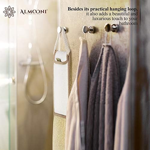 Almooni Natural Egyptian Loofah Back Scrubbers for Use in Shower, Exfoliating Natural Loofah Back Scrubber for Shower for Men and Women to Clean Your Back Deeply - 1 Count (1 Pack) - Image 6