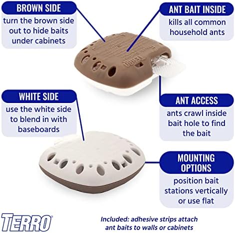 TERRO T334SR Indoor Multi-Surface Liquid Ant Bait and Ant Killer - 8 Discreet Bait Stations - Kills Common Household Ants - Image 8