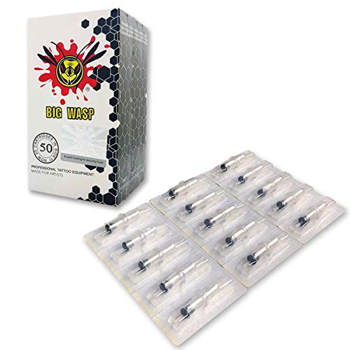 BIGWASP 50pcs Assorted Disposable Cartridge Tattoo Needles Round Liner Mixed 3RL 5RL 7RL 9RL 11RL (50pcs #12 Standard RL) - Image 4