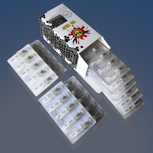 BIGWASP 50pcs Assorted Disposable Cartridge Tattoo Needles Round Liner Mixed 3RL 5RL 7RL 9RL 11RL (50pcs #12 Standard RL) - Image 7