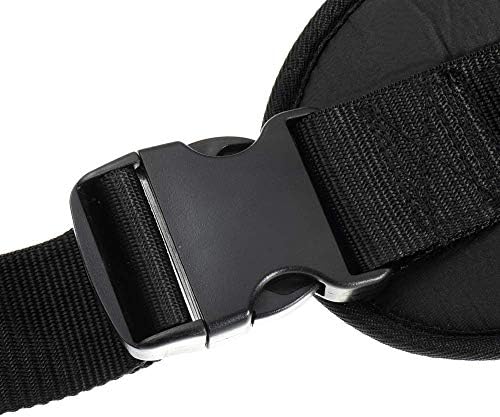 COW&COW Padded Gait Belt with 4 Handles and Quick Release Buckle 5.5 inchs(Black, Large/40inches-60inches) - Image 5