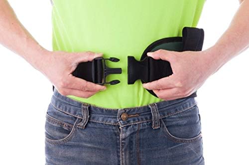 COW&COW Padded Gait Belt with 4 Handles and Quick Release Buckle 5.5 inchs(Black, Large/40inches-60inches) - Image 7