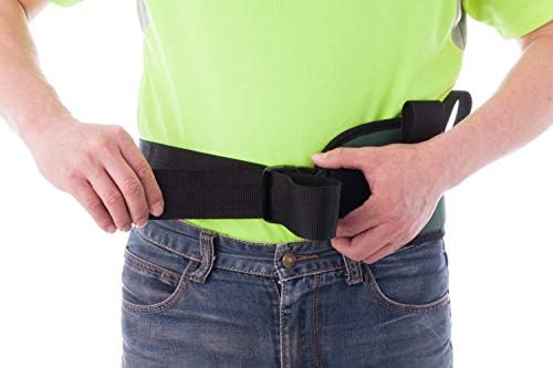 COW&COW Padded Gait Belt with 4 Handles and Quick Release Buckle 5.5 inchs(Black, Large/40inches-60inches) - Image 8