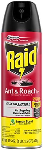 Raid Ant & Roach Killer Lemon Scent, 17.5 OZ (6) - Image 2