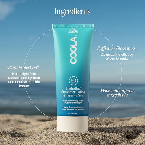 COOLA Organic Sunscreen SPF 50 Sunblock Body Lotion, Dermatologist Tested S - Image 4