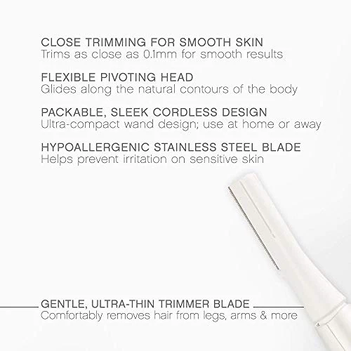 Panasonic Full Body Hair Removal for Women, Portable Sleek Design, Gentle for Bikini, Underarm, Legs Areas, Pink, 1 Count (Pack of 1) - Image 2
