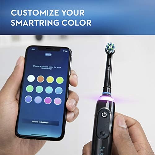 Oral-B GENIUS X Electric Toothbrush with 3 Oral-B Replacement Brush Heads and Toothbrush Case, Black - Image 8