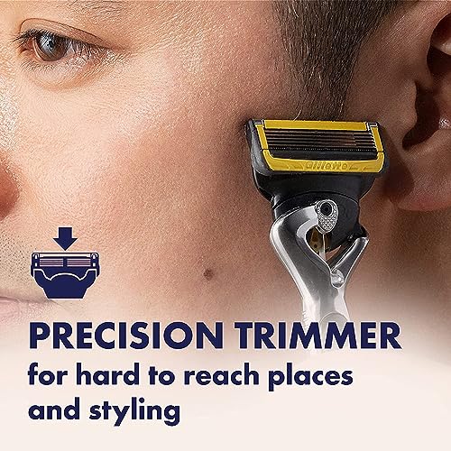 Gillette ProGlide Shield Premium Edition Razors for Men, 1 Gillette Razor, 8 ProShield Razor Blade Refills, 1 Travel Case - Image 5
