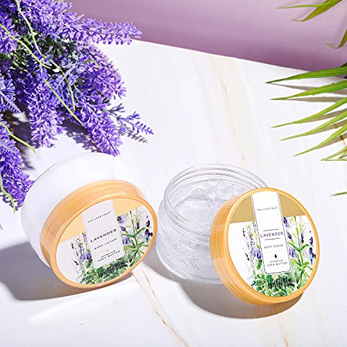Spa Gift Basket, Spa Luxetique Lavender Spa Kit for Women - 12 Pcs Lavender Scented Spa Gift Set, Home Spa Set with Essential Oil, Bubble Bath, Bath Salts, Body Scrub, Mothers Day Gifts for Mom - Image 4
