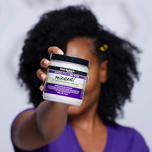 Aunt Jackie's Grapeseed Style and Shine Recipes Rescued Thirst Quenching Hair Recovery Conditioner Repair Treatment, Seals in Moisture, 15 oz - Image 5
