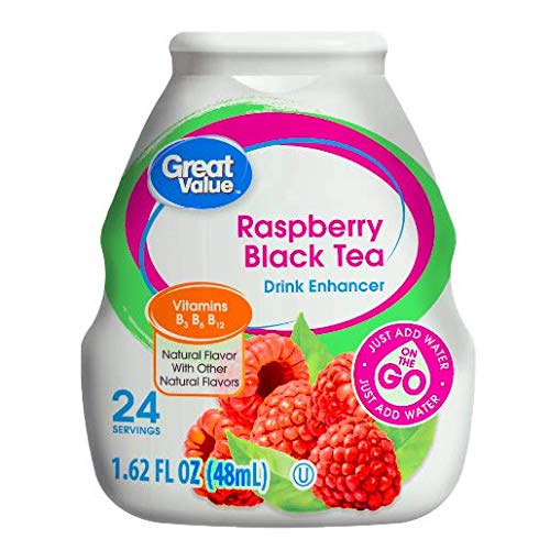 Great Value Liquid Flavor Enhancer Tea Selection - Southern Sweet tea, Peach, Raspberry-Black Tea. Sugar-Free, t. 6 Bottles 1.62 oz each - Image 4