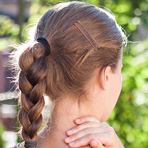 30 Pieces Hair Clip, Open Center Domed Metal Barrettes, Assorted Colors (Black, Brown, Silver), Universal Size, Lightweight, Durable, for Girls and Women - Image 7