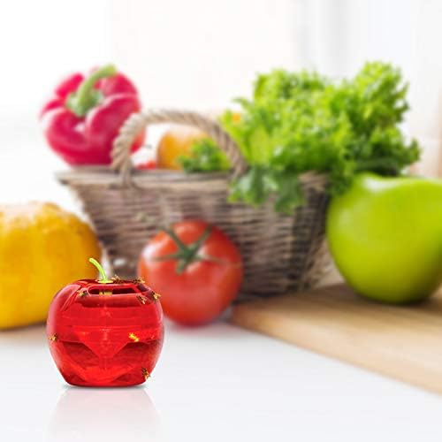 Fruit Fly Traps for Indoors by Raid | 2 Lures + 2 Refills | Effective Fruit Fly Trap for Indoor Use | Fruit Fly Killer & Gnat Traps for House Indoor | Easy to Use & Safe Food-Based Lure Fly Catcher - Image 9