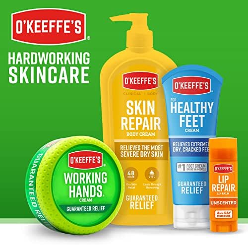 O'Keeffe's Lip Repair Lip Balm for Dry, Cracked Lips, Stick, (Pack of 3: 1 Cooling + 1 Unscented + 1 SPF) - Image 4
