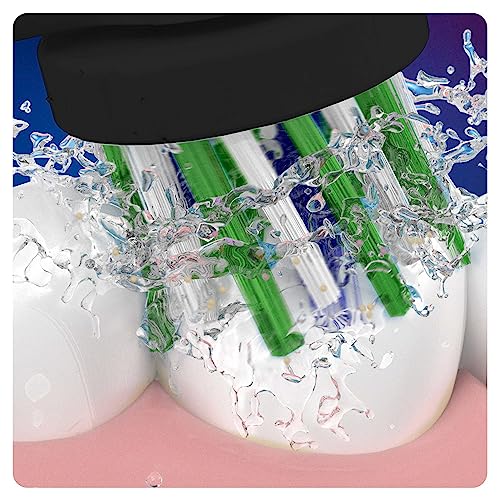 Oral-B Cross Action Toothbrush Replacement Head Black 4 Pack - Image 7
