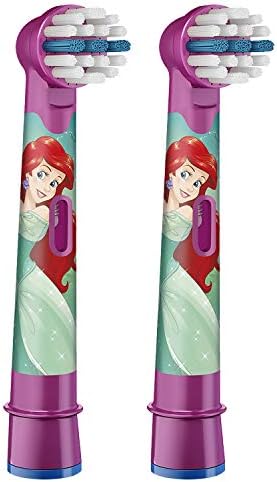 Oral-B Kids Extra Soft Replacement Brush Heads featuring Disney Princesses, Ages 3+, 2 count - Image 2