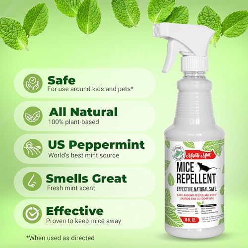 Mighty Mint - 16oz Peppermint Oil Mice Repellent Spray - Image 3