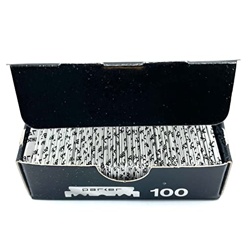 Parker Premium Platinum 1/2 Blades, 200 Count **, For Professional Barber Razors, Shavette Razors and Disposable Blade Straight Razors that accept Half of a Double Edge Razor Blade - Image 4
