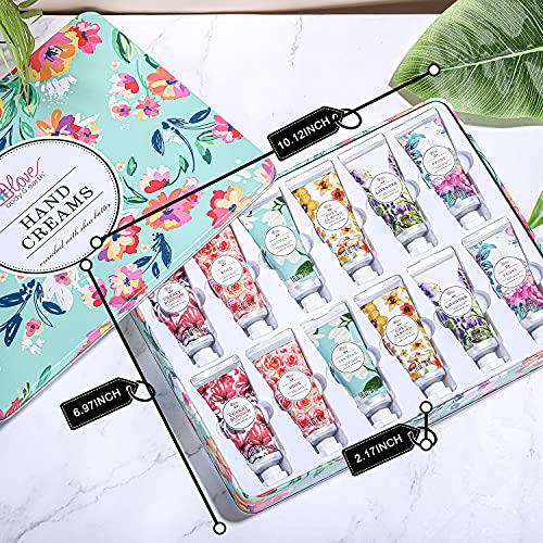 BODY & EARTH Hand Cream Gift Set Pack of 12 Enriched with Shea Butter to Nourish Dry Hands, Hand Lotion Gift Packs, Travel Size, Best Gifts for Women Gift Sets For Mother's Day Valentine's Day - Image 2
