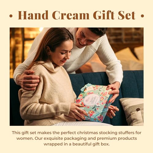 BODY & EARTH Hand Cream Gift Set Pack of 12 Enriched with Shea Butter to Nourish Dry Hands, Hand Lotion Gift Packs, Travel Size, Best Gifts for Women Gift Sets For Mother's Day Valentine's Day - Image 6