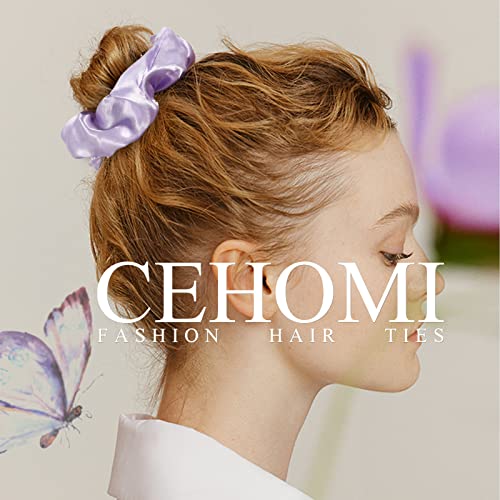Cehomi 65 Pcs Velvet Hair Scrunchies Hair Bands for Women or Girls,Elastic Soft Ponytail Holder Hair Ties for Birthday, Party, Thanksgiving, Christmas - Image 3