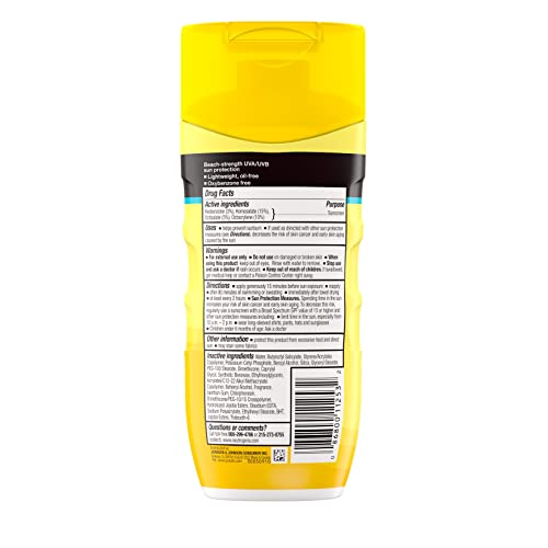 Neutrogena Beach Defense Water-Resistant Sunscreen Lotion with Broad Spectrum SPF 30, Oil-Free and PABA-Free Oxybenzone-Free, UVA/UVB Sun Protection, SPF 50, 6.7 fl. oz - Image 8
