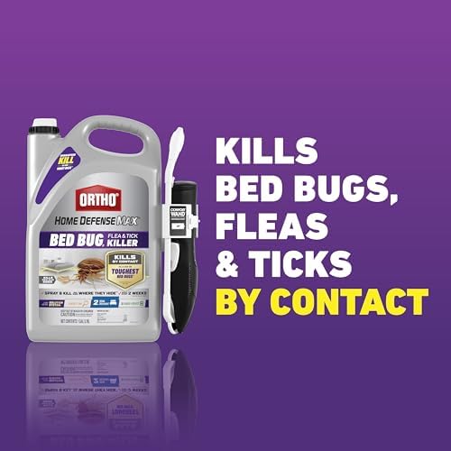 Ortho Home Defense Max Bed Bug, Flea and Tick Killer with Comfort Wand, Bed Bug Spray, Kills Bed Bug Eggs, Fleas and Ticks, 1 gal. - Image 2