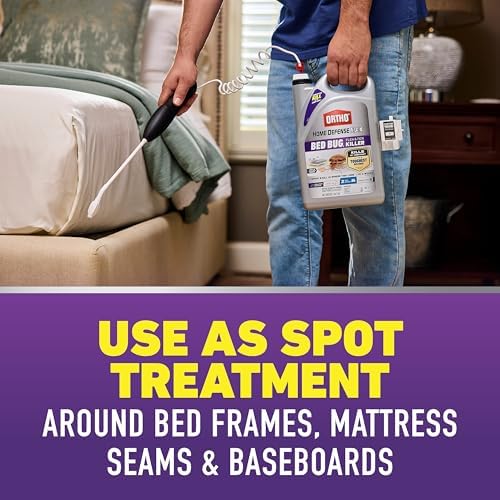 Ortho Home Defense Max Bed Bug, Flea and Tick Killer with Comfort Wand, Bed Bug Spray, Kills Bed Bug Eggs, Fleas and Ticks, 1 gal. - Image 4