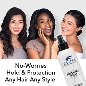Hair Finishing Spray Firm Hold 8 oz - Hair Spray for Sensitive Skin - Fragrance Free Hypoallergenic Parabens Free - Holds and Protects Your Styles without Irritations -Vegan No Gluten (1 Pack) - Image 4