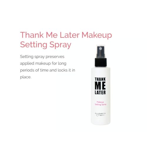Elizabeth Mott Thank Me Later 3-in-1 Dewy Setting Spray - Hydrating, Long-Lasting Makeup Setting Spray with Niacinamide for Radiant, Glowing Skin, Lightweight & Cruelty-Free Formula, 95 ml - Image 2