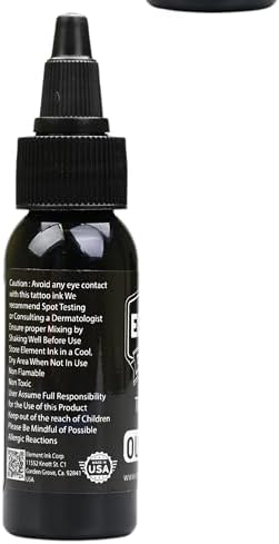 Black Tattoo Ink Tattoo Outline Shading Lining Mixing Ink & Blending Solid Liner Tattooing Ink Permanent Nighthawk Black Ink Tattoo Professional Tattoo Supplies - Image 8