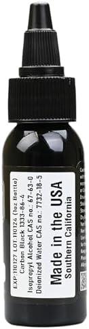 Black Tattoo Ink Tattoo Outline Shading Lining Mixing Ink & Blending Solid Liner Tattooing Ink Permanent Nighthawk Black Ink Tattoo Professional Tattoo Supplies - Image 9