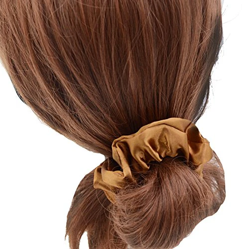Simnice 60 Colors Silk Large Satin Hair Scrunchies Elastic Hair Bobbles Ponytail Holder Hair Scrunchy Vintage Hair Ties Accessories for Women Girls - Image 6