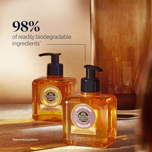 L'OCCITANE Shea Hands &-Body Liquid Soap: Refreshing Citrusy Aroma, Relaxing Lavender, Delicate Rose, Cleanse, Infused With Softening and Moisturizing Shea Extract, Artisanal Soap, 10.1 Fl. Oz - Image 3