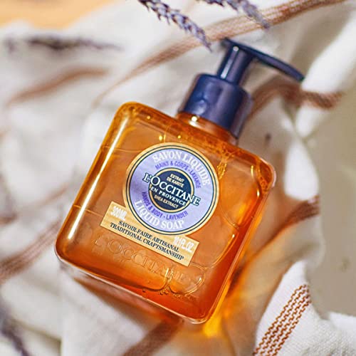L'OCCITANE Shea Hands &-Body Liquid Soap: Refreshing Citrusy Aroma, Relaxing Lavender, Delicate Rose, Cleanse, Infused With Softening and Moisturizing Shea Extract, Artisanal Soap, 10.1 Fl. Oz - Image 5