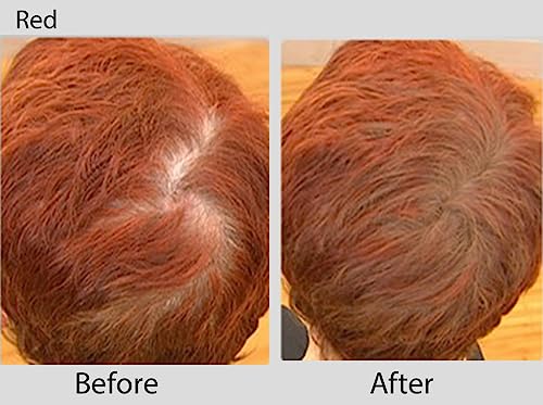 Joan Rivers Great Hair Day Root Touch Up Powder Duo - Root Cover Up Hair Powder for Thicker, Fuller Looking Hair - Fill-In Powder for Thinning Hair and Gray Hair Coverage (Red) - Image 5