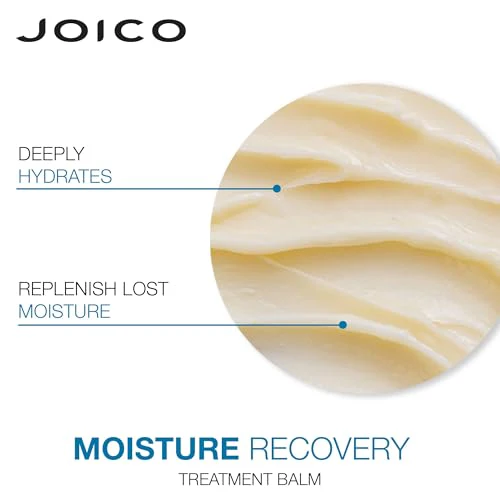 Joico Moisture Recovery Treatment Balm | For Thick, Coarse, Dry Hair | Replenish Moisture | Restore Smoothness & Elasticity | Strengthen Hair | Reduce Breakage & Frizz | With Jojoba Oil & Shea Butter - Image 5