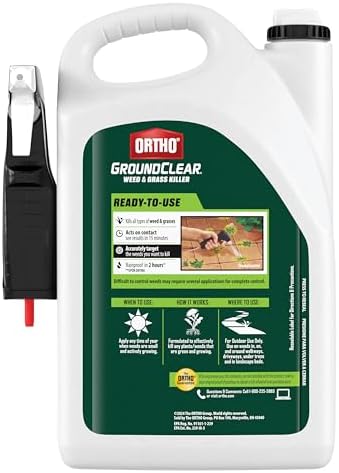 Ortho GroundClear Weed and Grass Killer with Comfort Wand, Kills Dandelions, Chickweed, Crabgrass, Moss and More in Patios and Landscapes, OMRI Listed, 1 gal. - Image 2