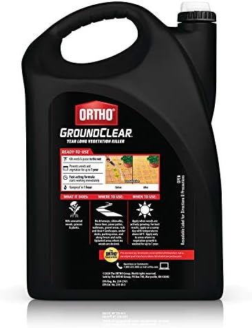 Ortho GroundClear Year Long Vegetation Killer Refill - Visible Results in 1 Hour, Kills Weeds and Grasses to the Root, Up to 1 Year of Weed and Grass Control, 1.33 gal. - Image 2